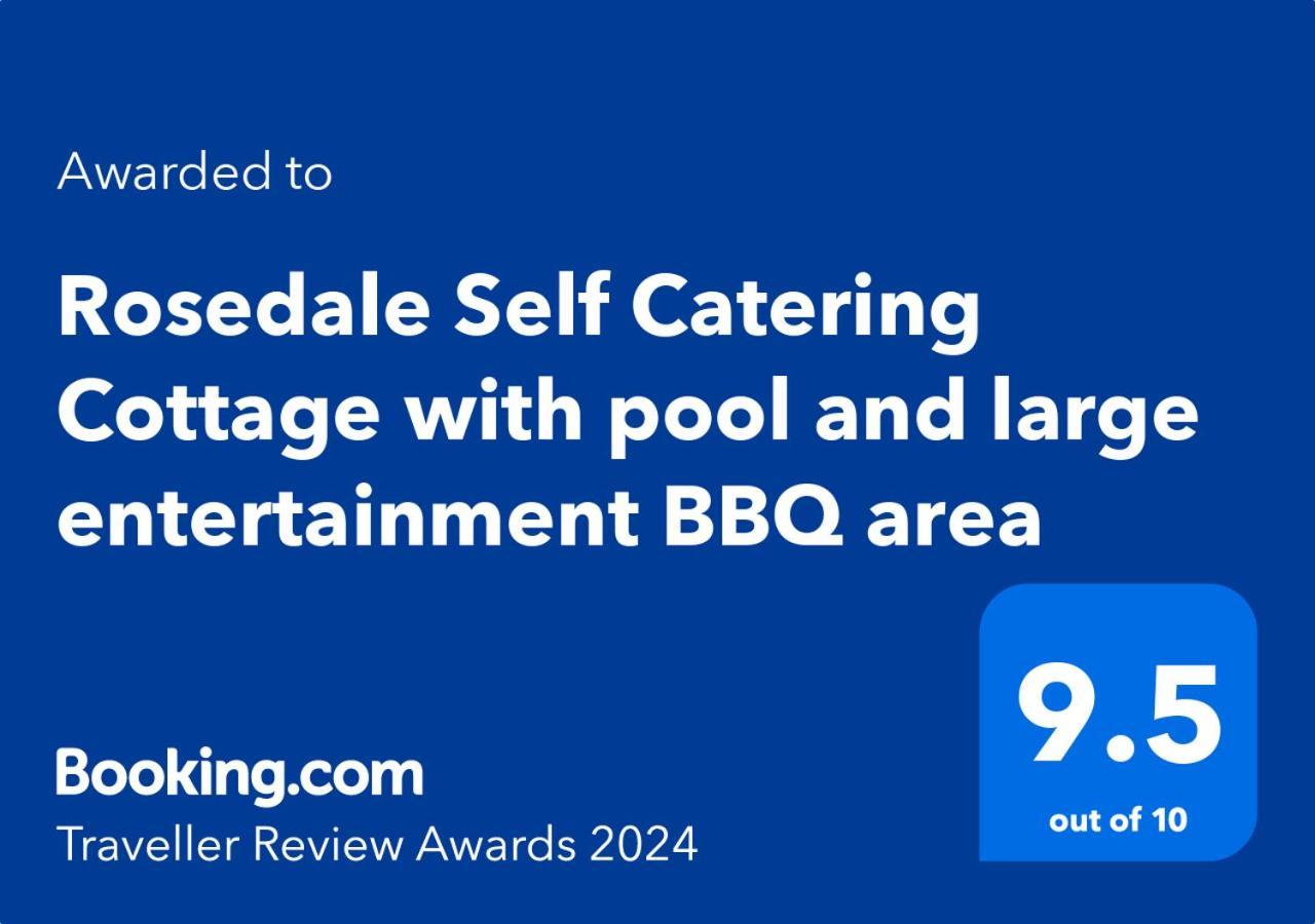 Rosedale Self Catering Cottage With Pool And Large Entertainment Bbq Area Henburg Park 外观 照片